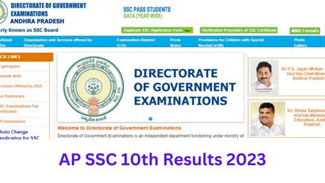 bse ap gov in 10th results 2023 time